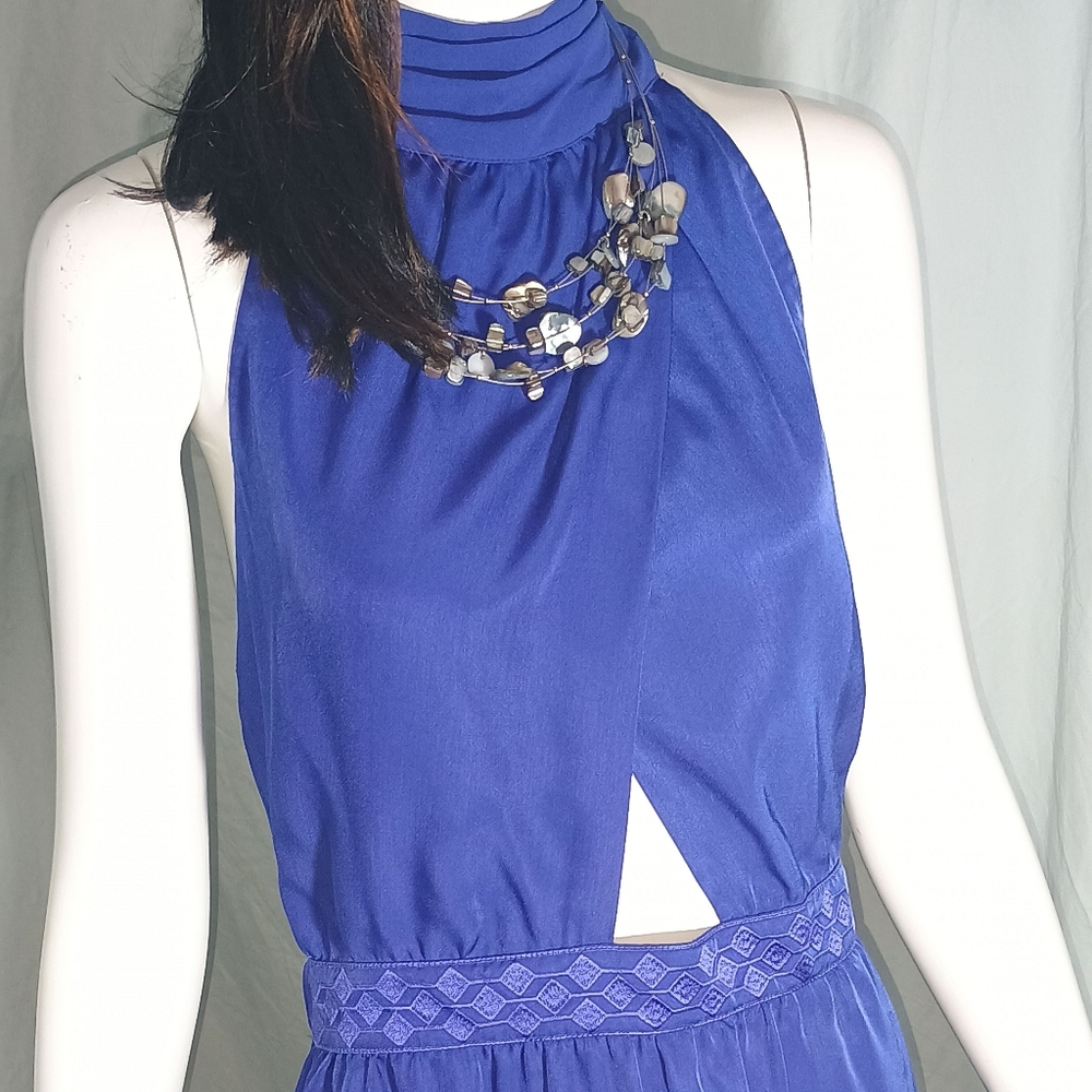 Purple Backless Purple Dress